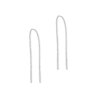 boucle d oreille chaine en argent regardé 925 avec pompon à long fil pour femme, bijoux tendance, JOBling