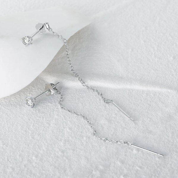 75707-3895e7.jpg boucle d oreille chaine Aide 925 en argent Sterling longue chaîne gland goutte boucle d'oreille ligne cristal longue