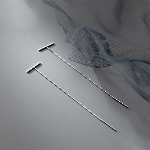 75742-290280.jpg boucle d oreille chaine minimaliste en argent Sterling 925, bijoux créatifs à la mode pour femmes DB1188