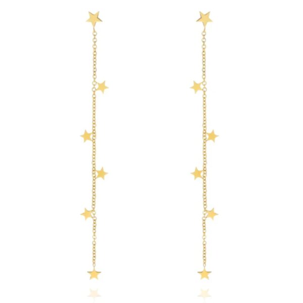 boucle d oreille chaine pendantes en argent Sterling 925 pour femmes, bijoux de fête élégants, trois ronds, fleur en Zircon