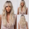 perruque cheveux naturels Ombre Couleur Synthétique