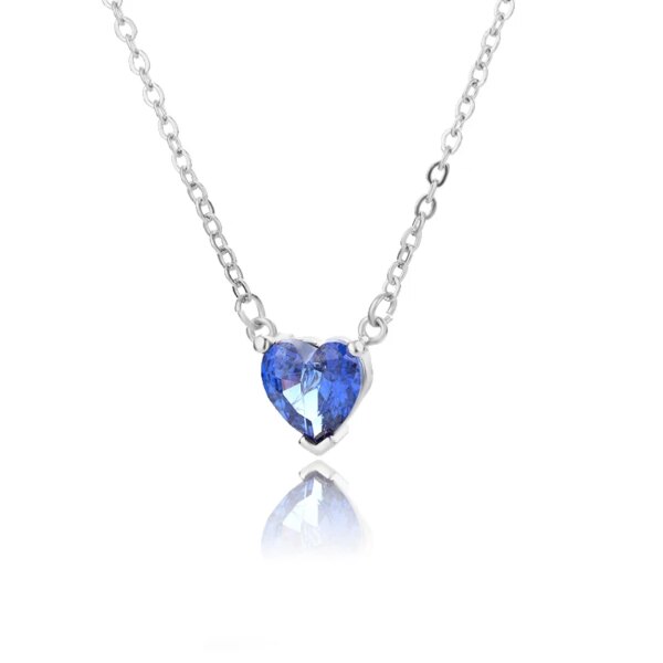 Collier femme Gothique en Forme de Cœur pour Femme et Ami, Pendentif en Acier Inoxydable