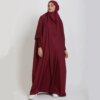 abaya femme JILBA-Caftan marocain pour femmes musulmanes, robe une pièce, niqab, tiens imar, Dubaï, Eid, Ramadan