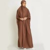 abaya femme JILBA-Caftan marocain pour femmes musulmanes, robe une pièce, niqab, tiens imar, Dubaï, Eid, Ramadan