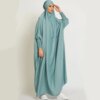 abaya femme JILBA-Caftan marocain pour femmes musulmanes, robe une pièce, niqab, tiens imar, Dubaï, Eid, Ramadan