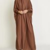 76337-4e4723.jpg abaya femme JILBA-Caftan marocain pour femmes musulmanes, robe une pièce, niqab, tiens imar, Dubaï, Eid, Ramadan