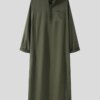 Abaya homme Vêtements musulmans à la mode pour hommes, Thobe Jubba, Robe à manches longues