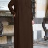 Abaya homme Vêtements musulmans à la mode pour hommes, Thobe Jubba, Robe à manches longues