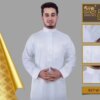 Robe musulmane à manches longues pour hommes, vêtements islamiques, longueur, Arabie saoudite, Pakistan, Kurta, Kaftan, Thobe