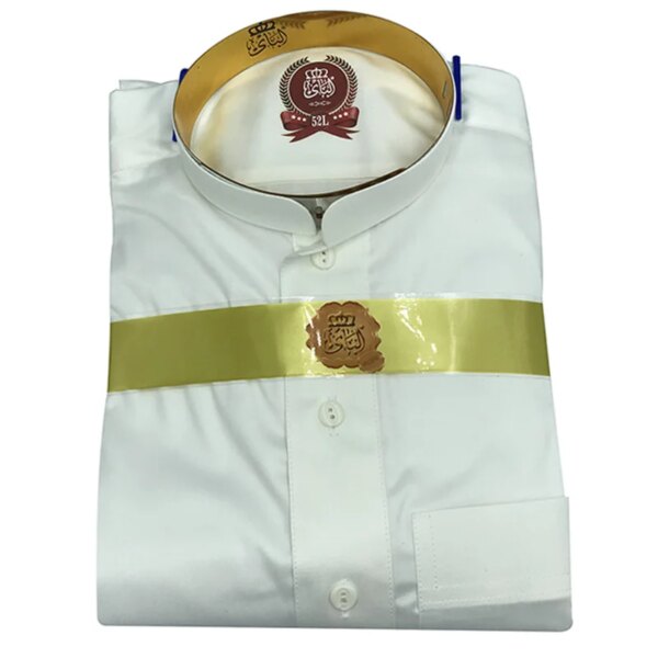 Robe musulmane à manches longues pour hommes, vêtements islamiques, longueur, Arabie saoudite, Pakistan, Kurta, Kaftan, Thobe