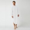 Chemise longue musulmane à manches longues pour hommes, robe de style national, chemise de course longue distance