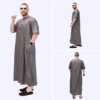 Abaya homme Robe de mode musulmane pour hommes, Jubba Thobe, Zones Me Caftan