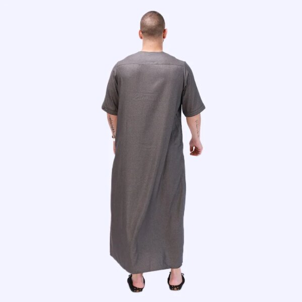 Abaya homme Robe de mode musulmane pour hommes, Jubba Thobe, Zones Me Caftan