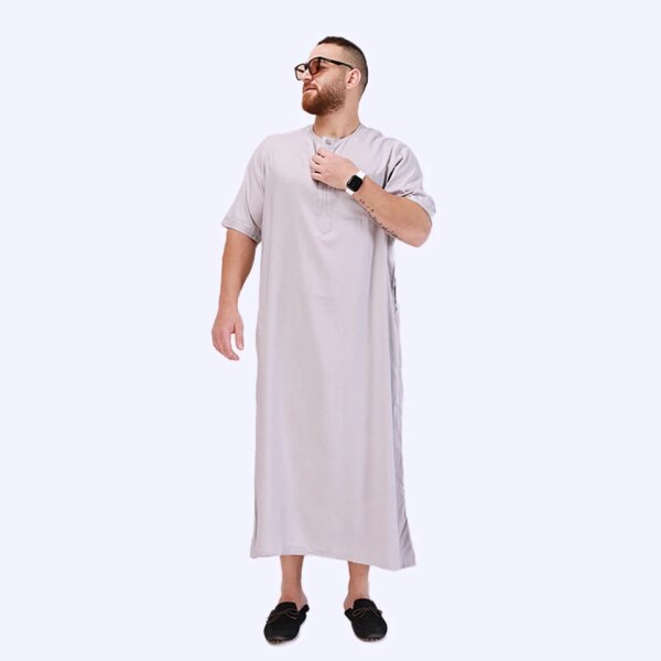 Abaya homme Robe de mode musulmane pour hommes, Jubba Thobe, Zones Me Caftan