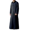 Abaya homme Robe musulmane Jubba Thobe pour hommes, vêtements à capuche, Kaftan Abaya