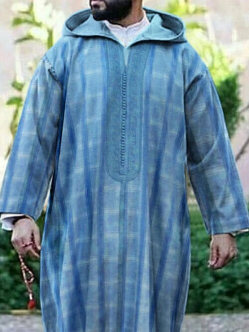 Thobe – robe Abaya homme à manches longues pour hommes musulmans