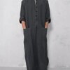 76973-759b85.jpg Abaya homme Robe Longue à Manches sulfpour Homme, Col Montant, Mode Musulmane, Jubba