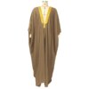 Abaya homme en satin musulman saoudien pour hommes, robe d'Arabie islamique