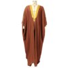Abaya homme en satin musulman saoudien pour hommes, robe d'Arabie islamique