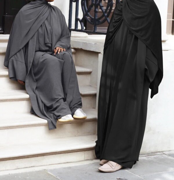 Abaya femme Robe Longue pour Femme Musulmane, Ensemble Djellaba, Kaftan, Abaya, Dubaï