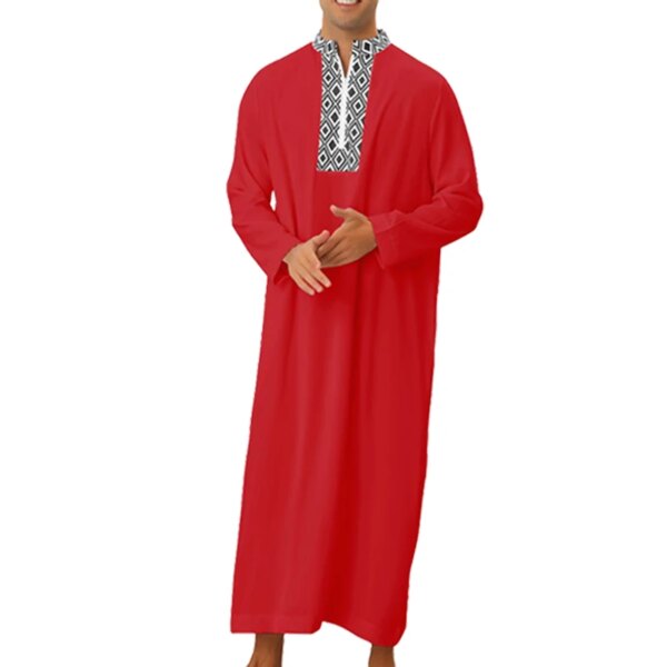 Abaya homme Robe musulmane à manches longues pour hommes, Moyen-Orient, Arabie saoudite