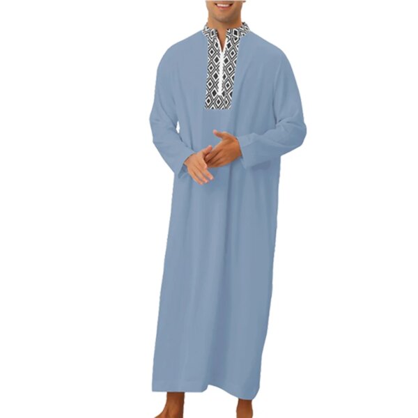 Abaya homme Robe musulmane à manches longues pour hommes, Moyen-Orient, Arabie saoudite