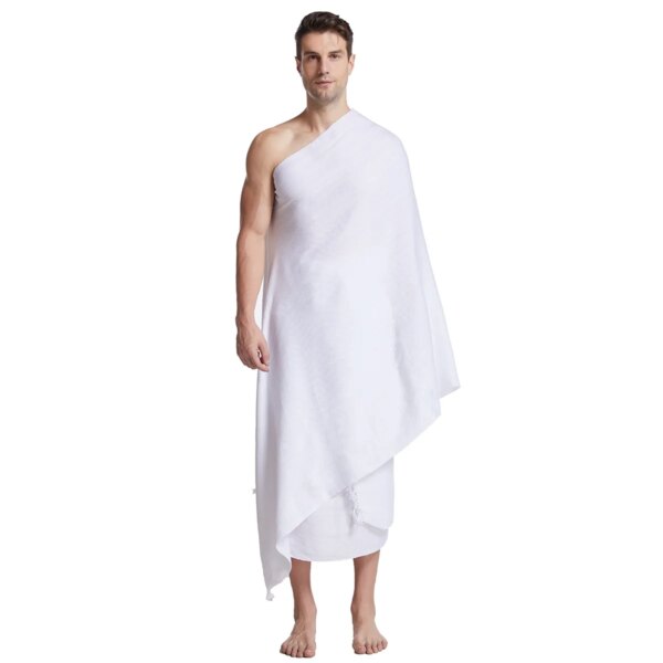Serviette de Pèlerinage Ihram pour Homme, Vêtements aniques Musulmans