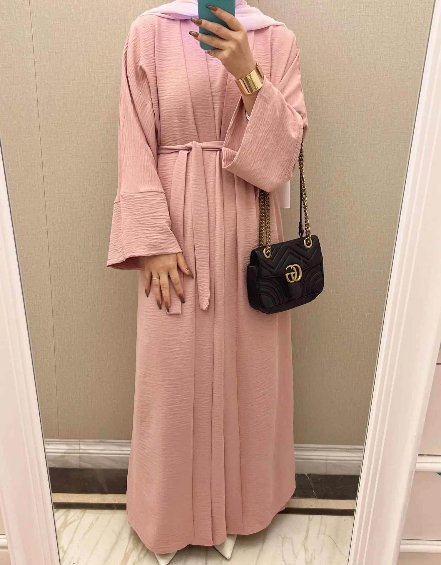 pink with hijab