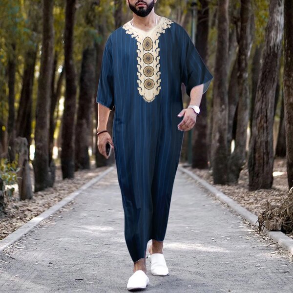 abaya homme -Robe Longue pour Homme, Vêtement Islamique pour Ramadan