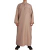 78007-4b4748.jpg abaya homme Caftan à Manches sulfet Col Ras du Cou pour Homme, Mode Musulmane