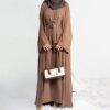 abaya femme Ensemble musulman 2 pièces Abaya pour femmes, ramadan, dubaï