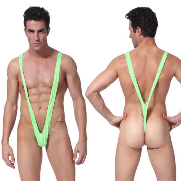 slip borat -Maillot de bain sexy pour homme, culotte tanga string G, bikini astronomique