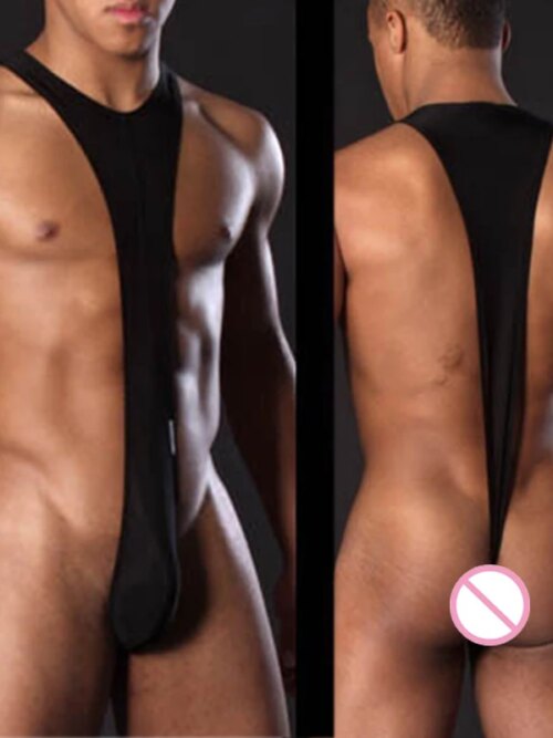 String à sangle sexy pour hommes, Borat, Costume Mankini, Sous-vêtements masculins