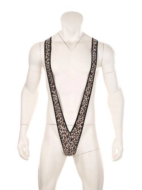 Maillot de bain homme une pièce – Mankini style Borat à bretelles