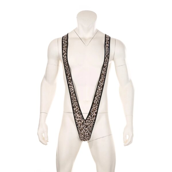 Maillot de bain homme une pièce – Mankini style Borat à bretelles