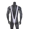 Maillot de bain homme une pièce – Mankini style Borat à bretelles