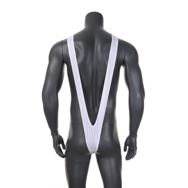 Maillot de bain homme une pièce – Mankini style Borat à bretelles