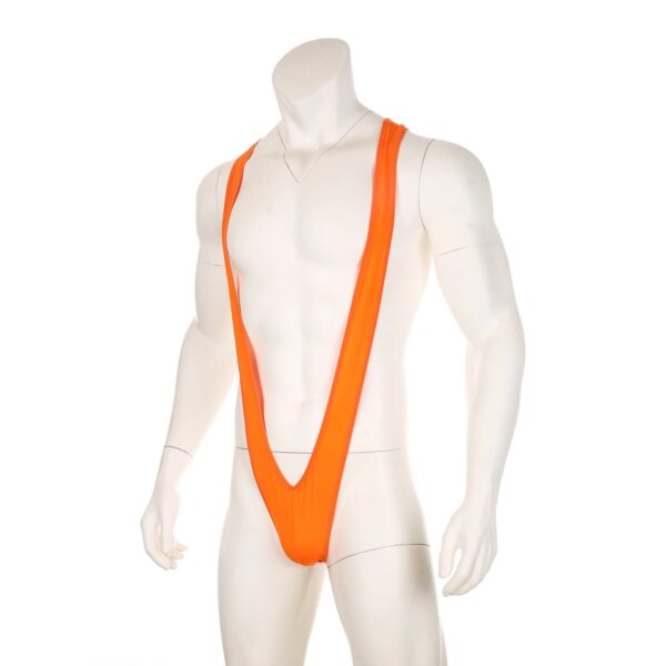 Maillot de bain homme une pièce – Mankini style Borat à bretelles