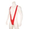 Maillot de bain homme une pièce – Mankini style Borat à bretelles