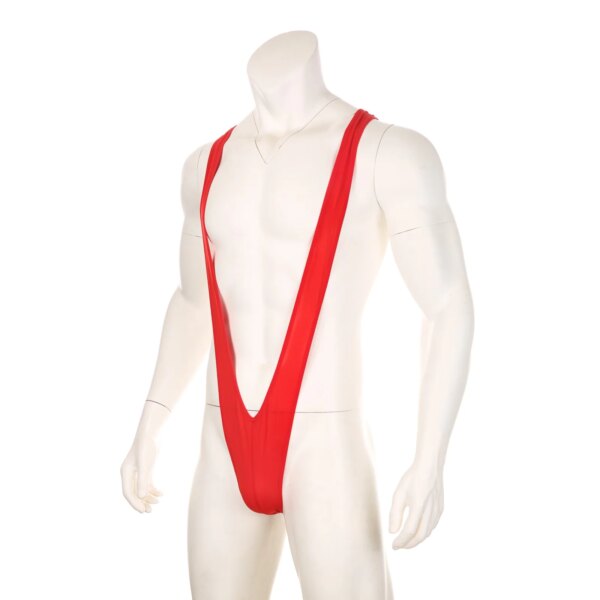 Maillot de bain homme une pièce – Mankini style Borat à bretelles