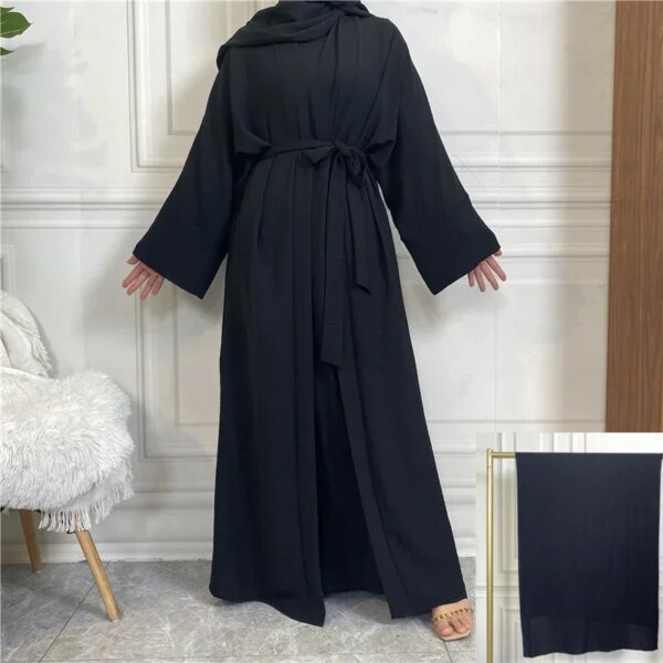 kimono abaya  Ensemble 2 pièces pour femme musulmane, Abaya ouverte, Kaftan, Dubaï, Turquie
