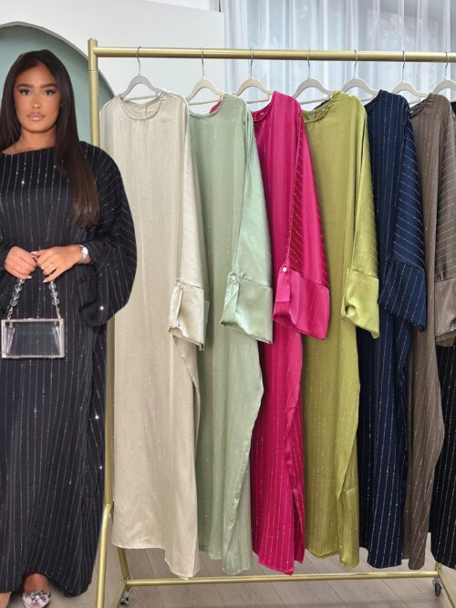 kimono abaya Robe Abaya de luxe pour femmes musulmanes, tenue de fête, pour le Ramadan, l'Aïd, en Arabie saoudite