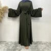 Kimono Abaya Nouvelle robe musulmane Abaya pour femme vendue à Dubaï au Moyen-Orient