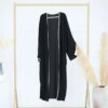kimono abaya Musulman ouvert Abaya femmes modeste point ouvert Kimono Caftan dubaï