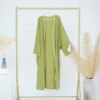 kimono abaya Musulman ouvert Abaya femmes modeste point ouvert Kimono Caftan dubaï