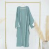 kimono abaya Musulman ouvert Abaya femmes modeste point ouvert Kimono Caftan dubaï