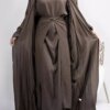 kimono abaya Ensemble 3 pièces Abaya Kimono assorti pour femmes musulmanes