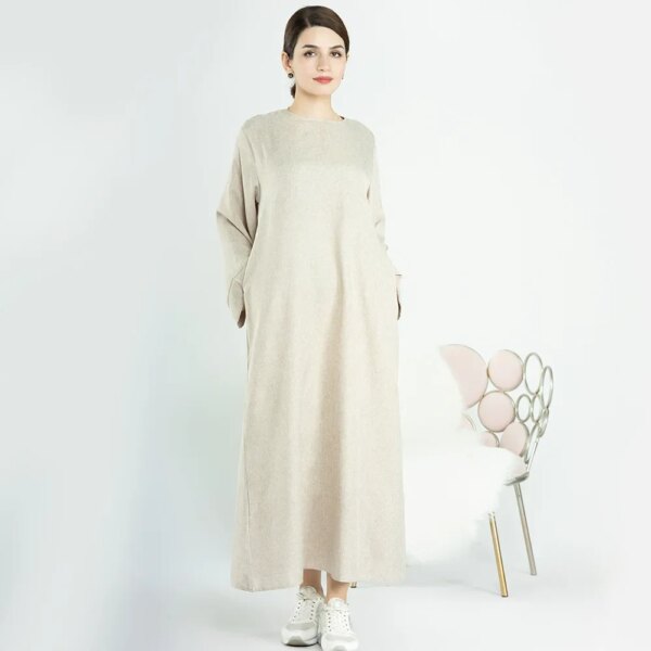 kimono abaya Robe longue à manches longues pour femmes musulmanes