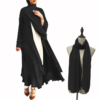 79911-c3c66f.png kimono abaya Robe longue élégante en mousseline de soie, nouvelle collection ivoire