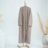 Kimono Abaya,Robe musulmane modeste à franges pour femmes, Ramadan , Arabie saoudite, Eid, Dubaï, luxe, islamique, solide, caftan de Turquie